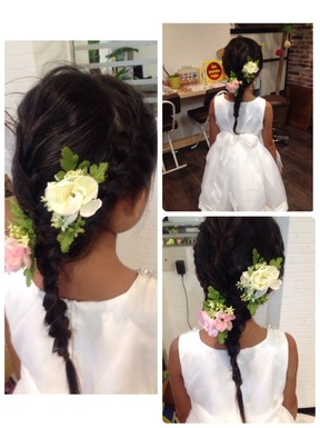 子供のヘアーセット